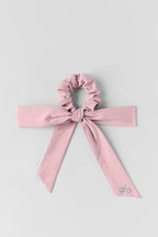 Love Knots Tie Scrunchie - Vintage Pink