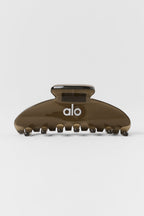 90's Claw Clip - Olive Tree Clear