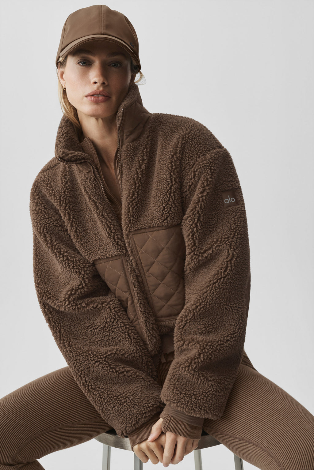 Satin Off-Duty Cap - Java Brown