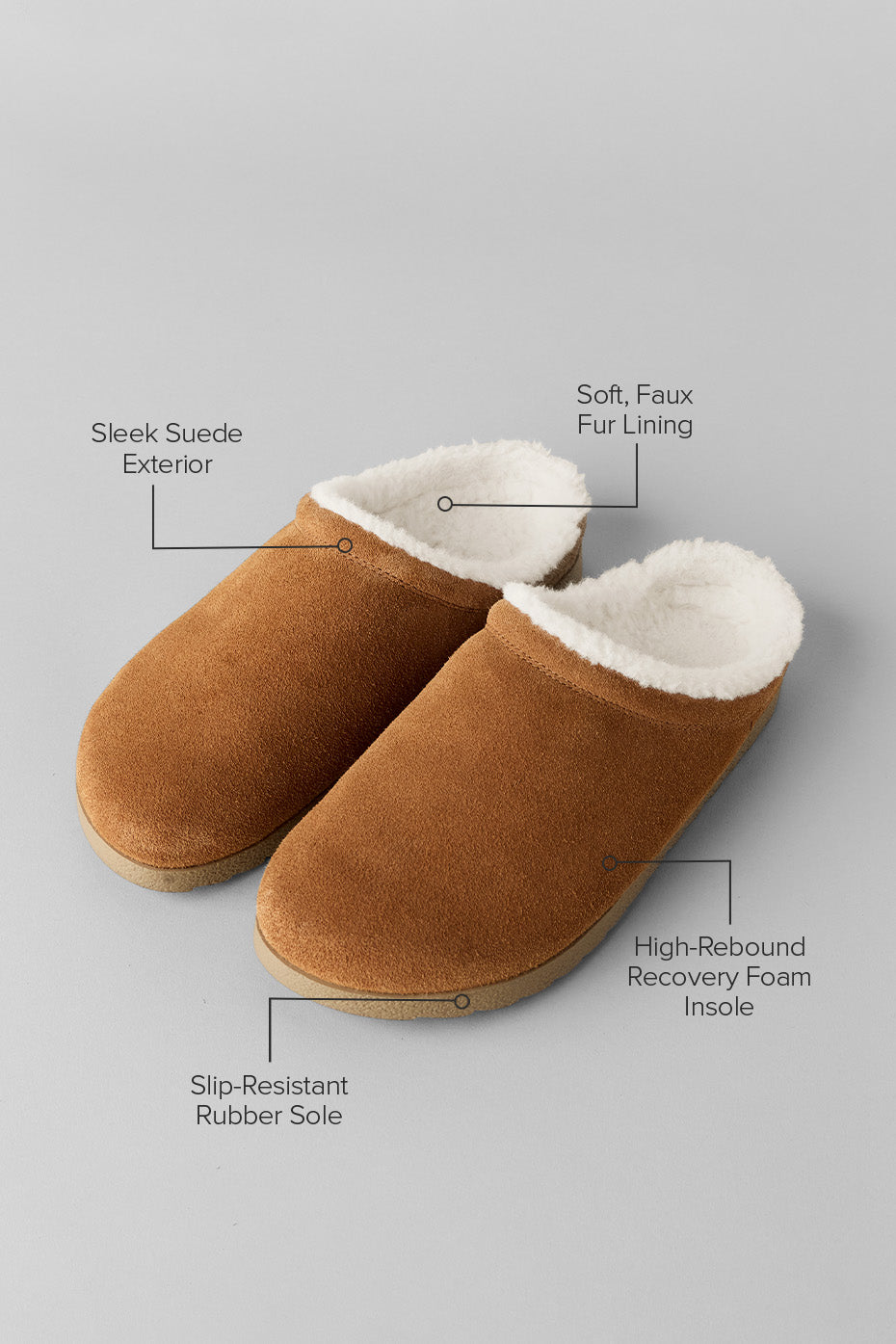 Recovery Slipper (Unisex) - Saddle/Ivory