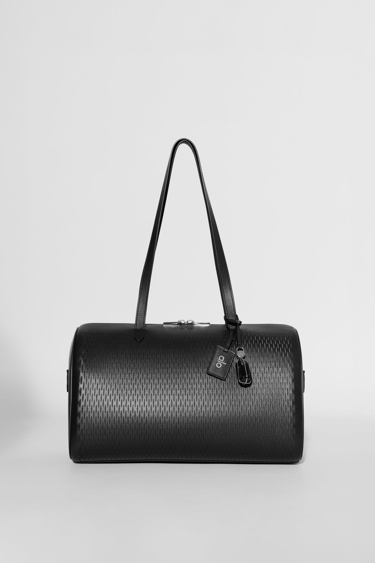 ALO Leather Mesh Shoulder Voyage - Black Leather Mesh