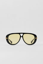 ALO Aviator Sunglasses - Black/Yellow