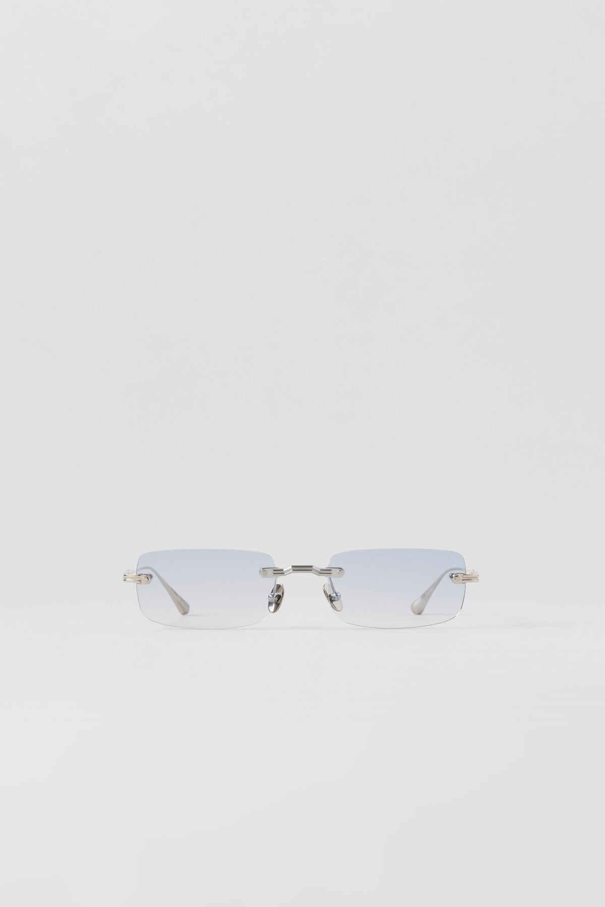 ALO Wire Frame Sunglasses - Chrome/Blue Gradient
