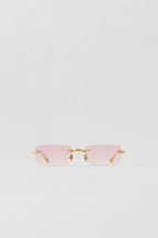 ALO Wire Frame Sunglasses - Gold/Pink Gradient