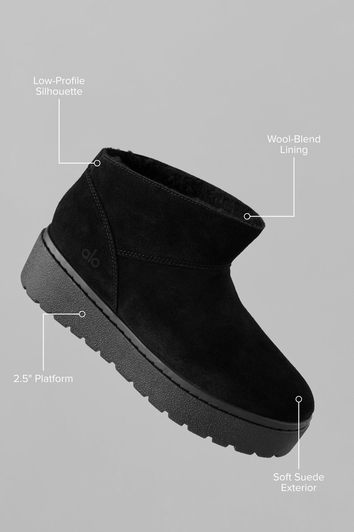 ALO Malibu Low Boot - Black