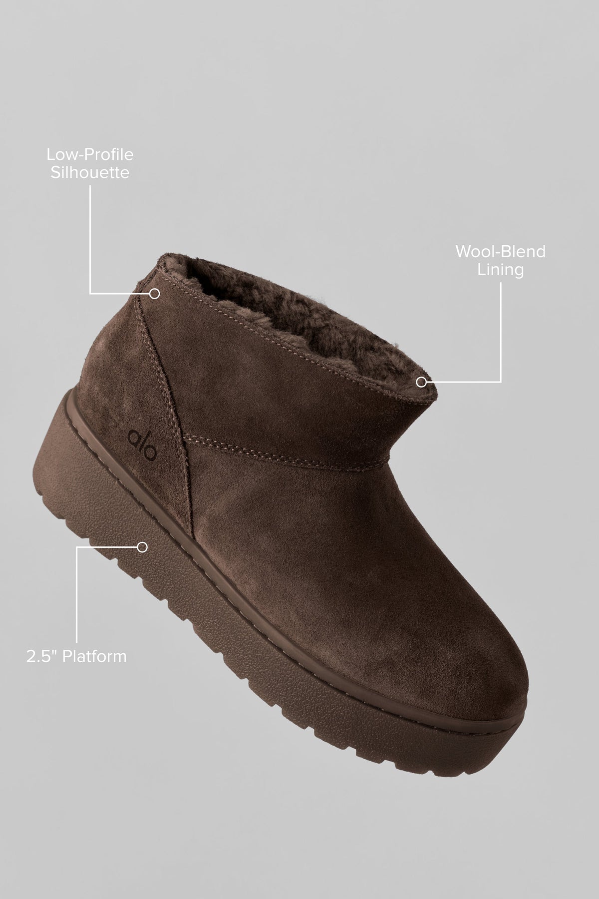 ALO Malibu Low Boot - Espresso