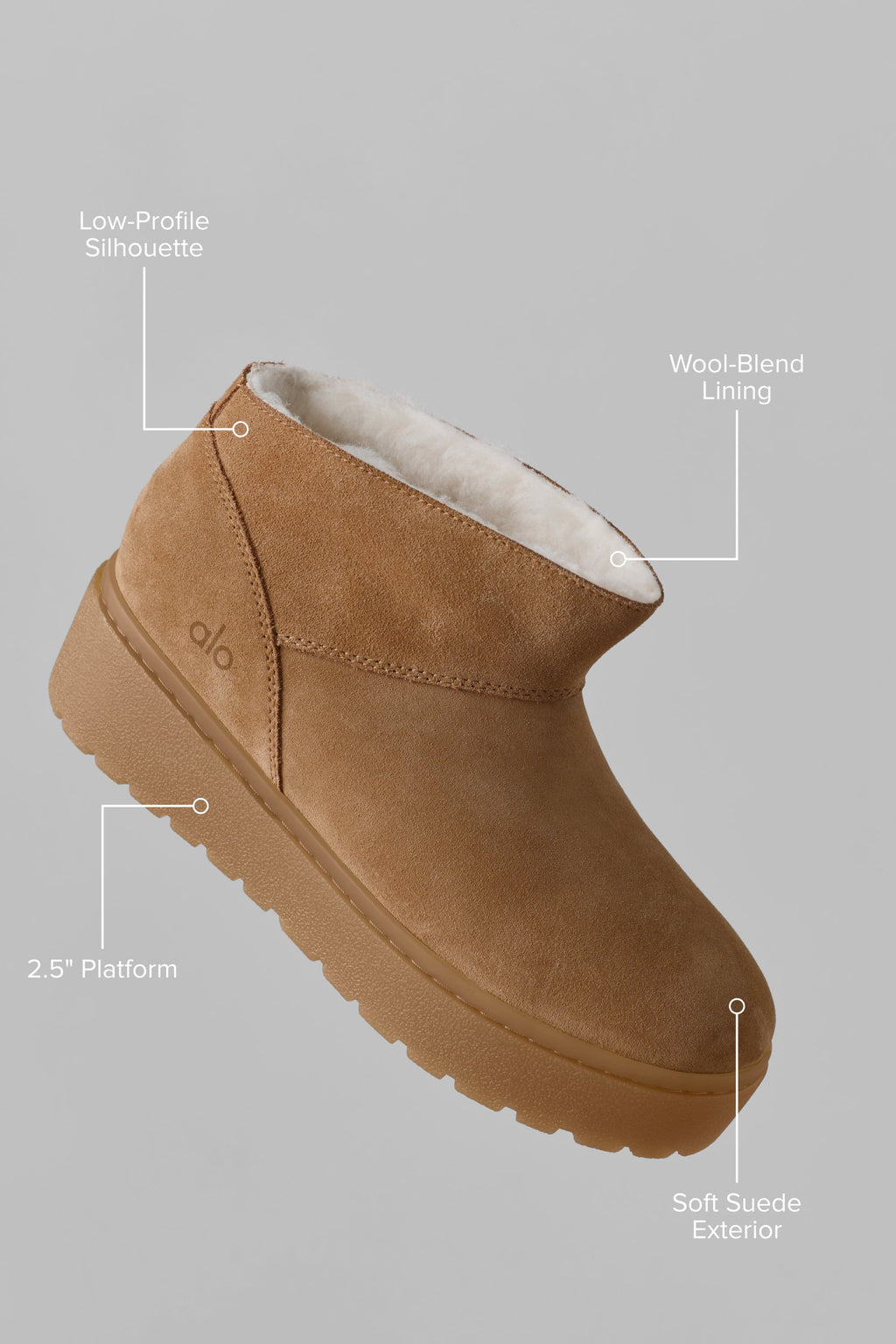ALO Malibu Low Boot - Rich Chestnut
