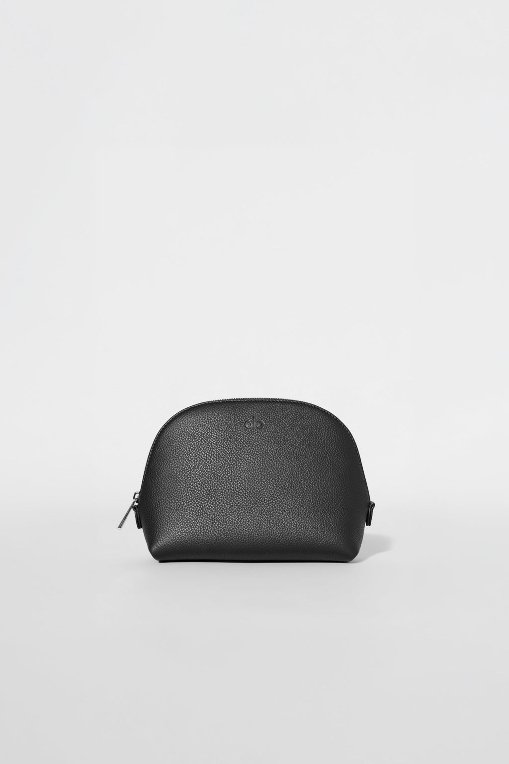 Small Crescent Pouch - Black Leather