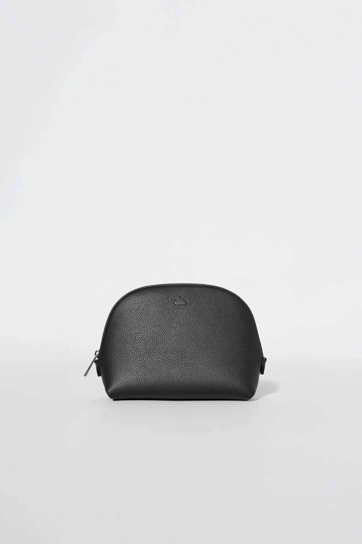 Small Crescent Pouch - Black Leather