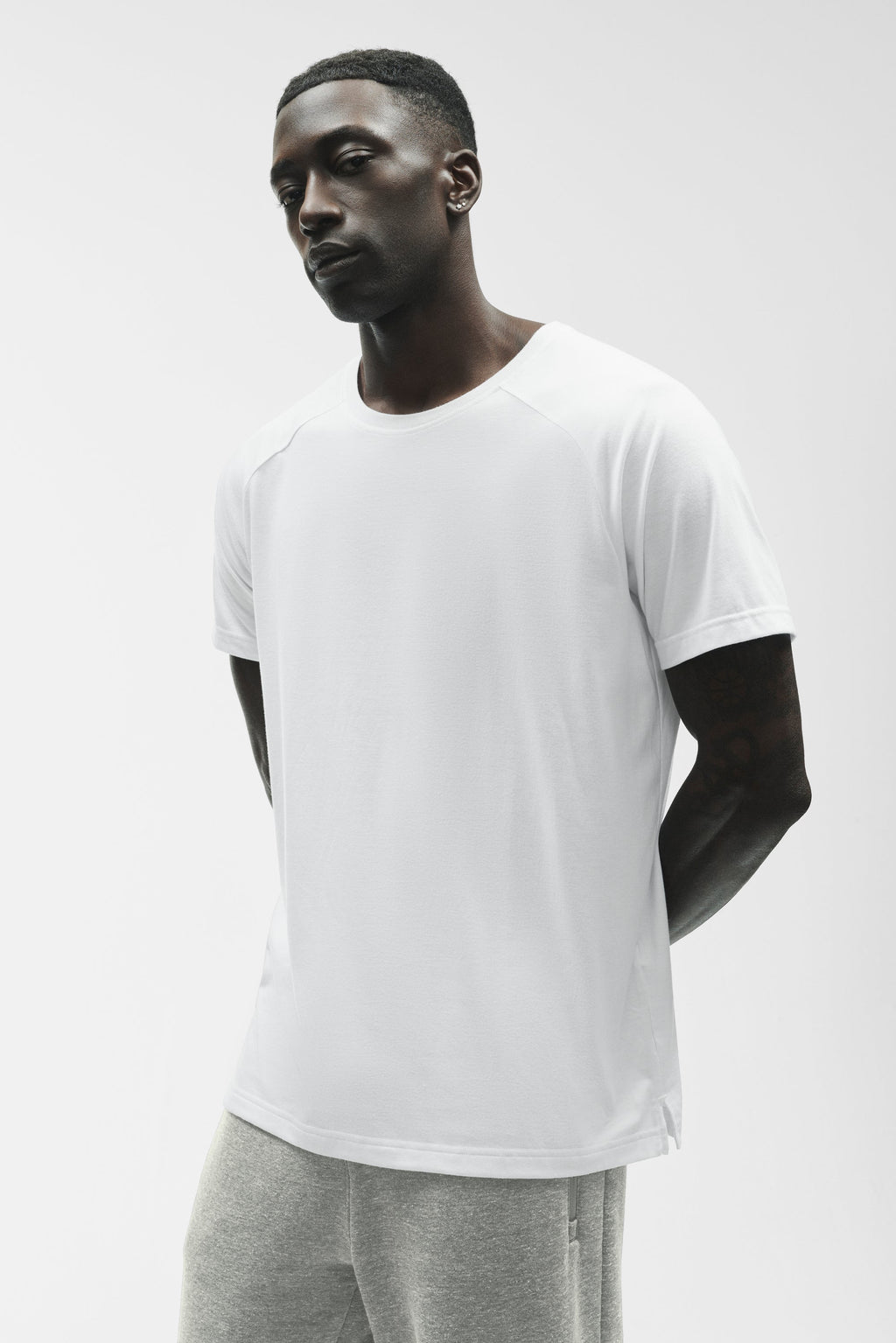 Triumph Raglan Tee - White