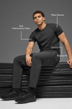 Conquer Reform Crewneck Short Sleeve - Anthracite