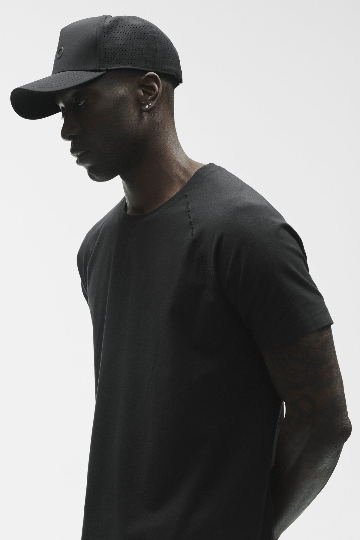 ALO Vapor Crewneck Short Sleeve - Black