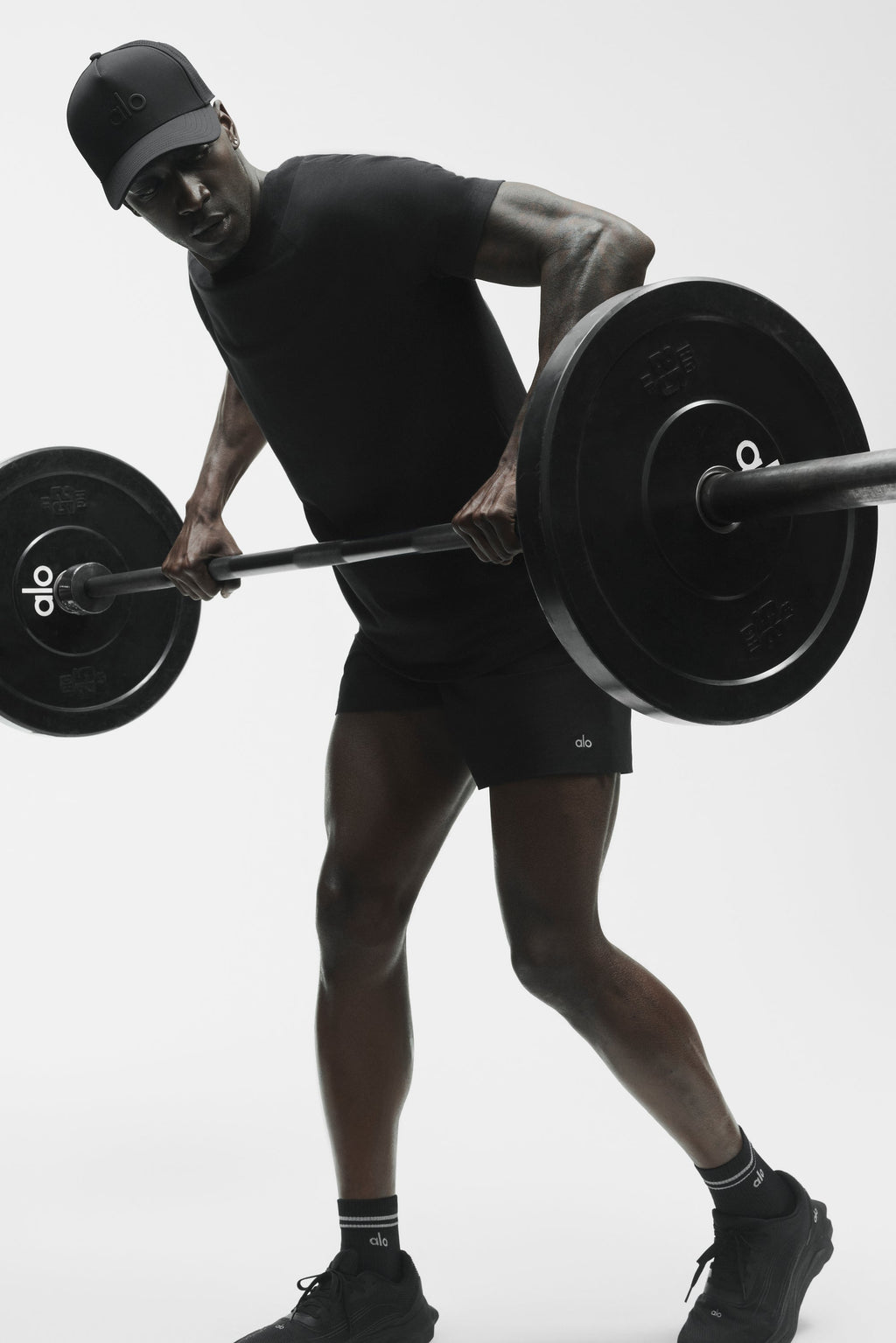 ALO Vapor Crewneck Short Sleeve - Black