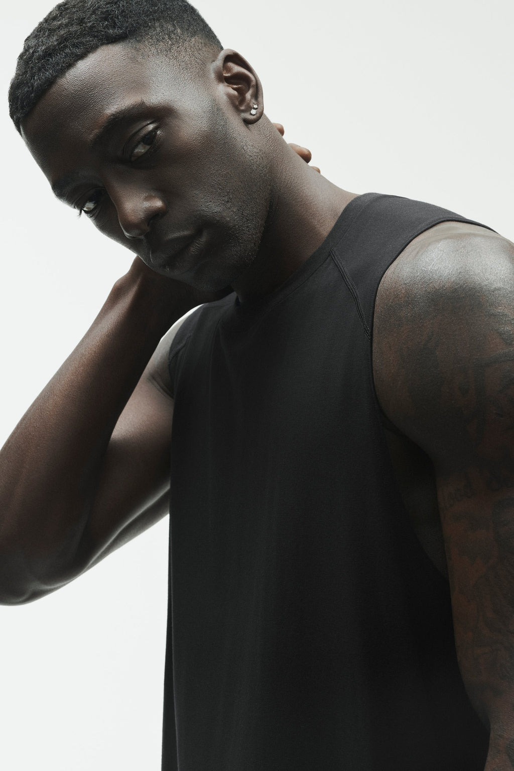 ALO Vapor Muscle Tank - Black