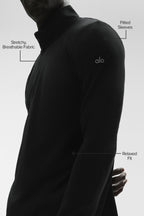 Conquer 1/4 Zip Reform Long Sleeve - Black