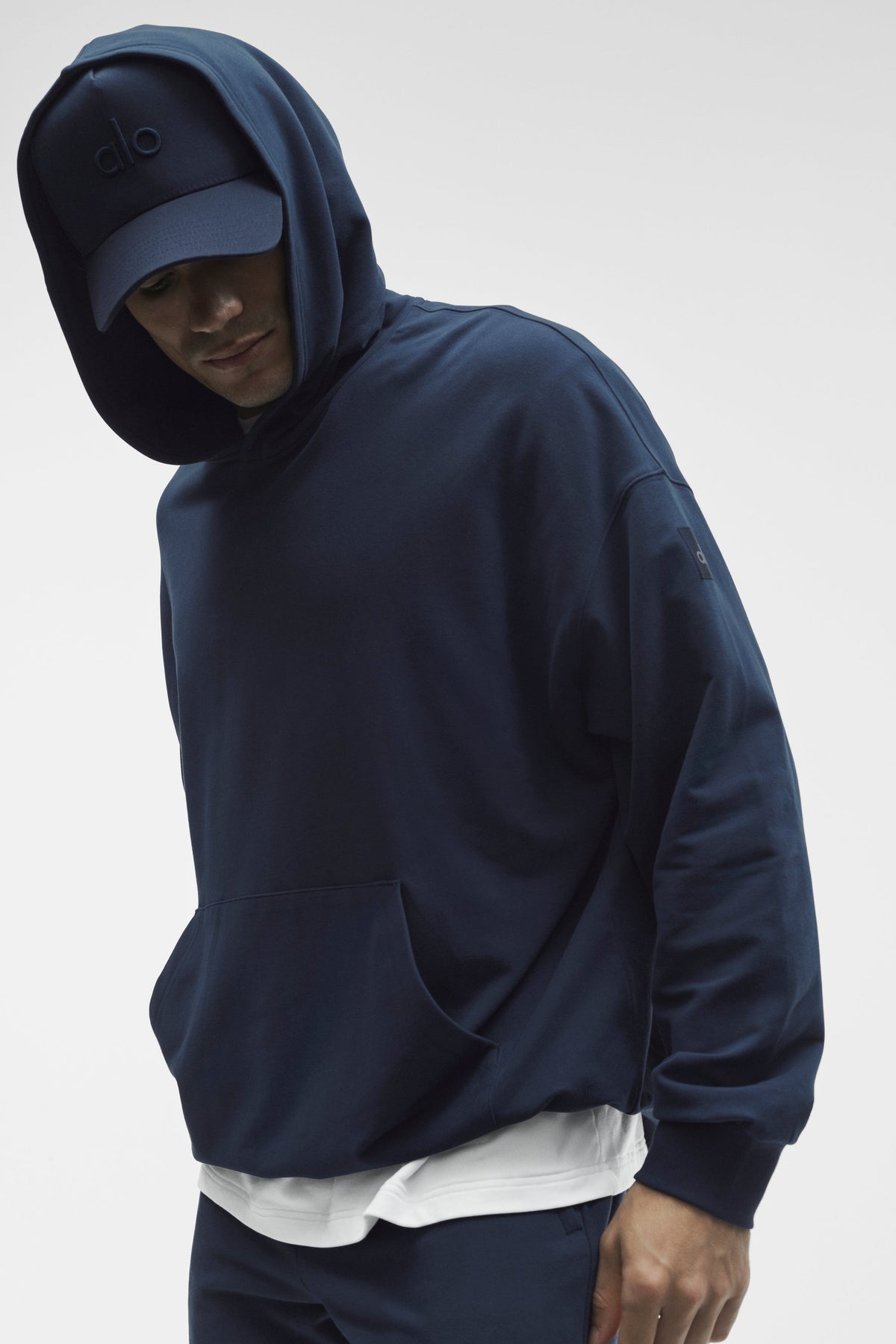 Double Take Hoodie - Navy