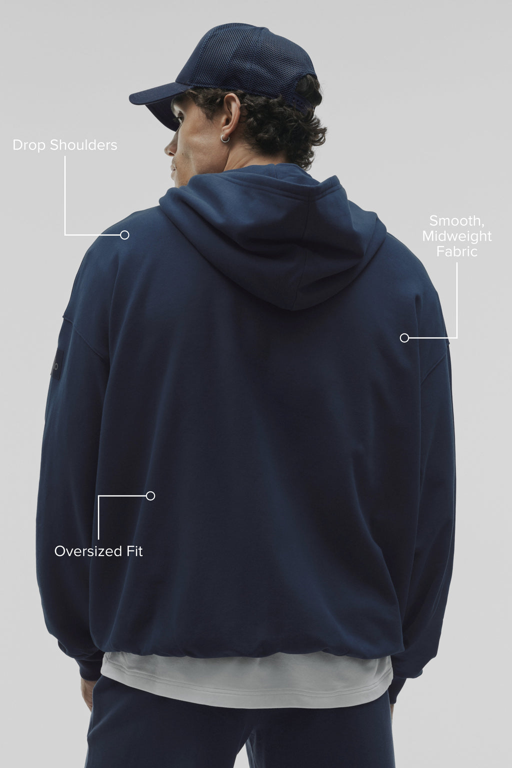 Double Take Hoodie - Navy
