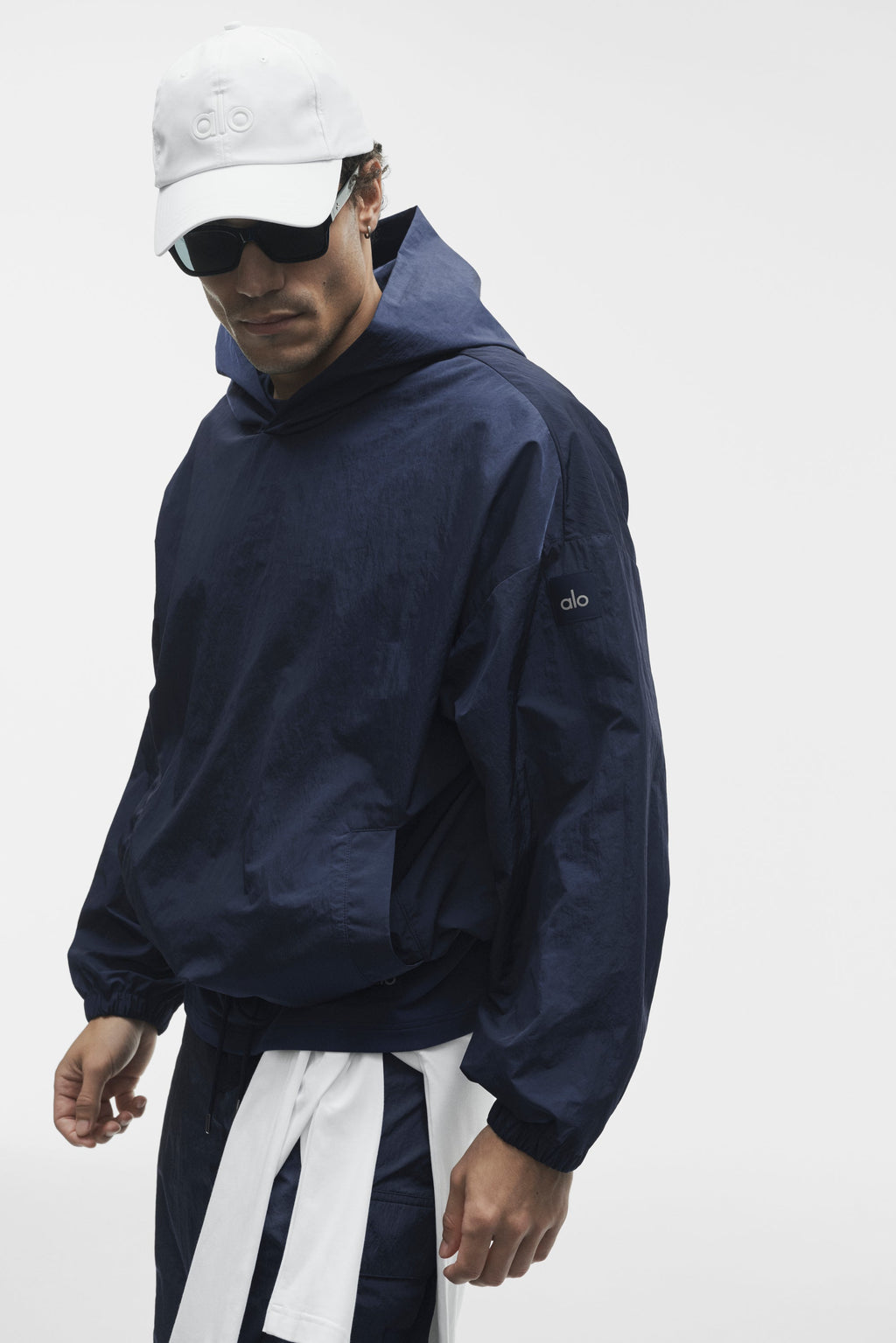 Axis Hooded Pullover - Navy