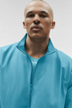 Takeaway Track Full Zip Jacket - Blue Breeze