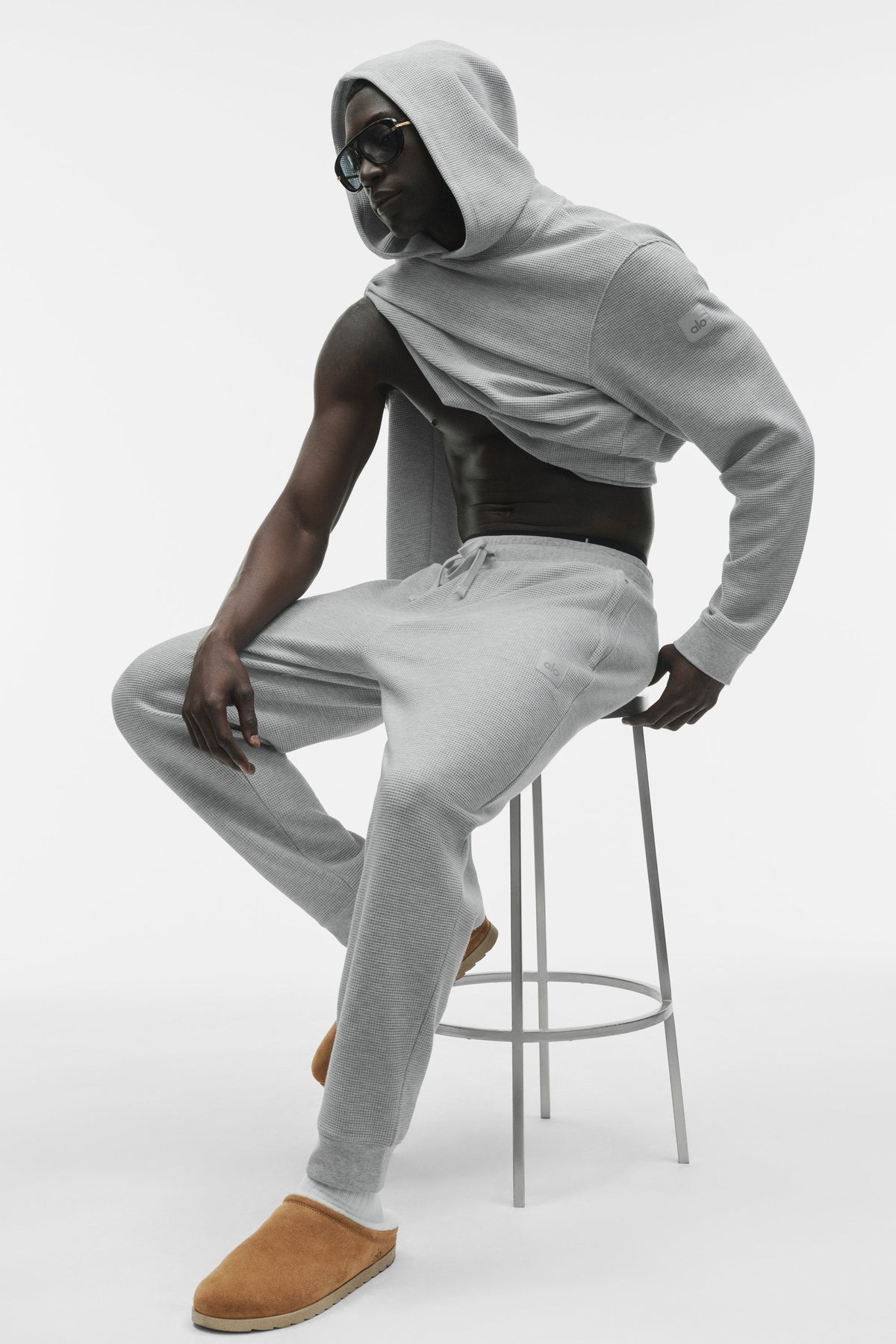 Waffle Lounge Jogger - Athletic Heather Grey