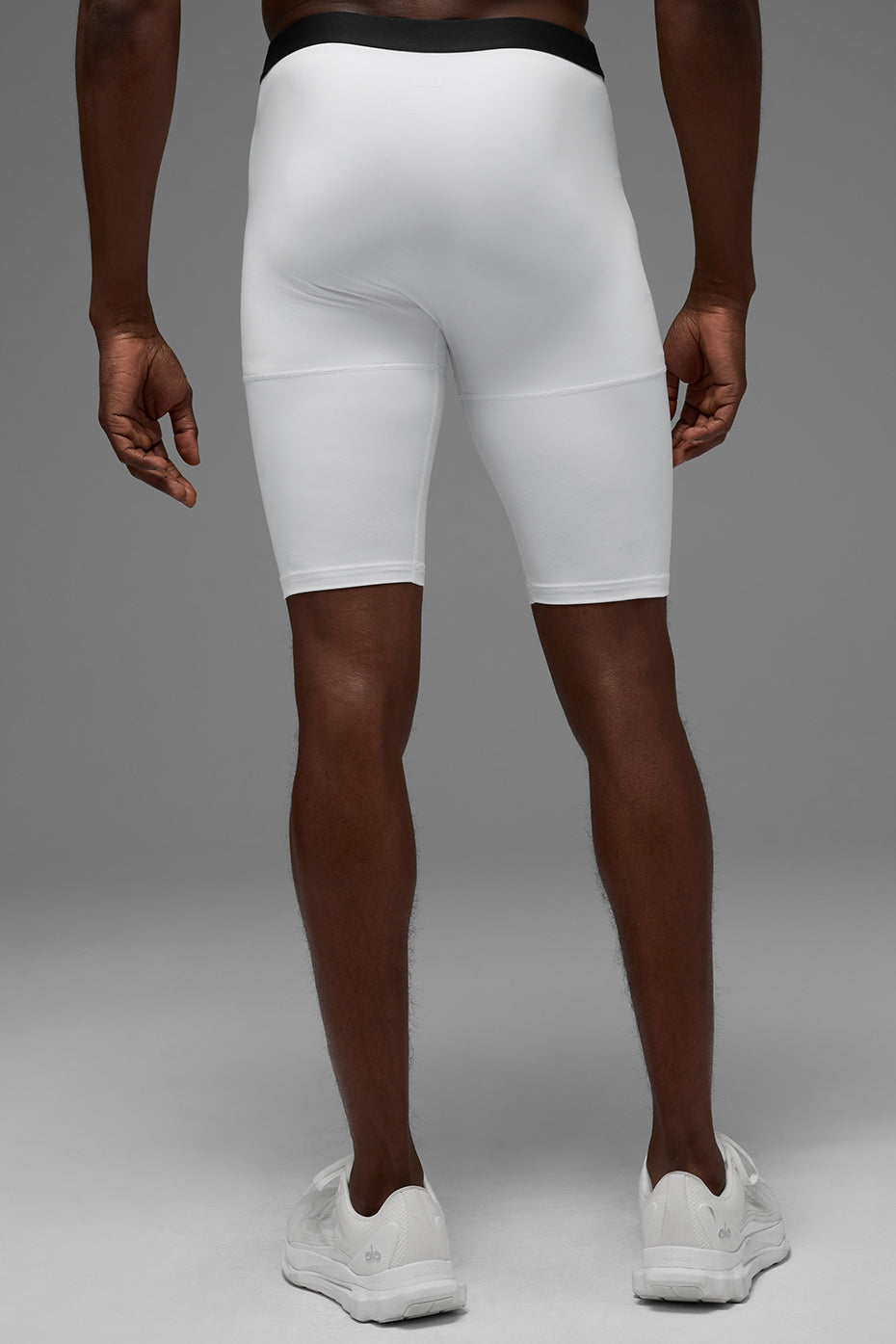 9 Flight Compression Short - White