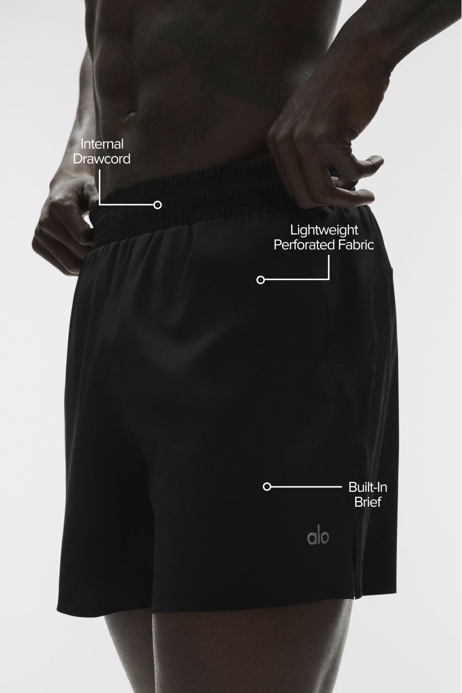 5 Adapt Running Short - Black