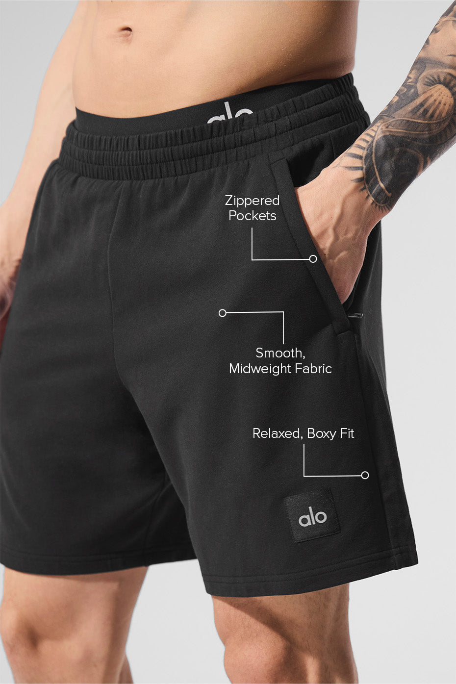 7 Double Take Short - Black