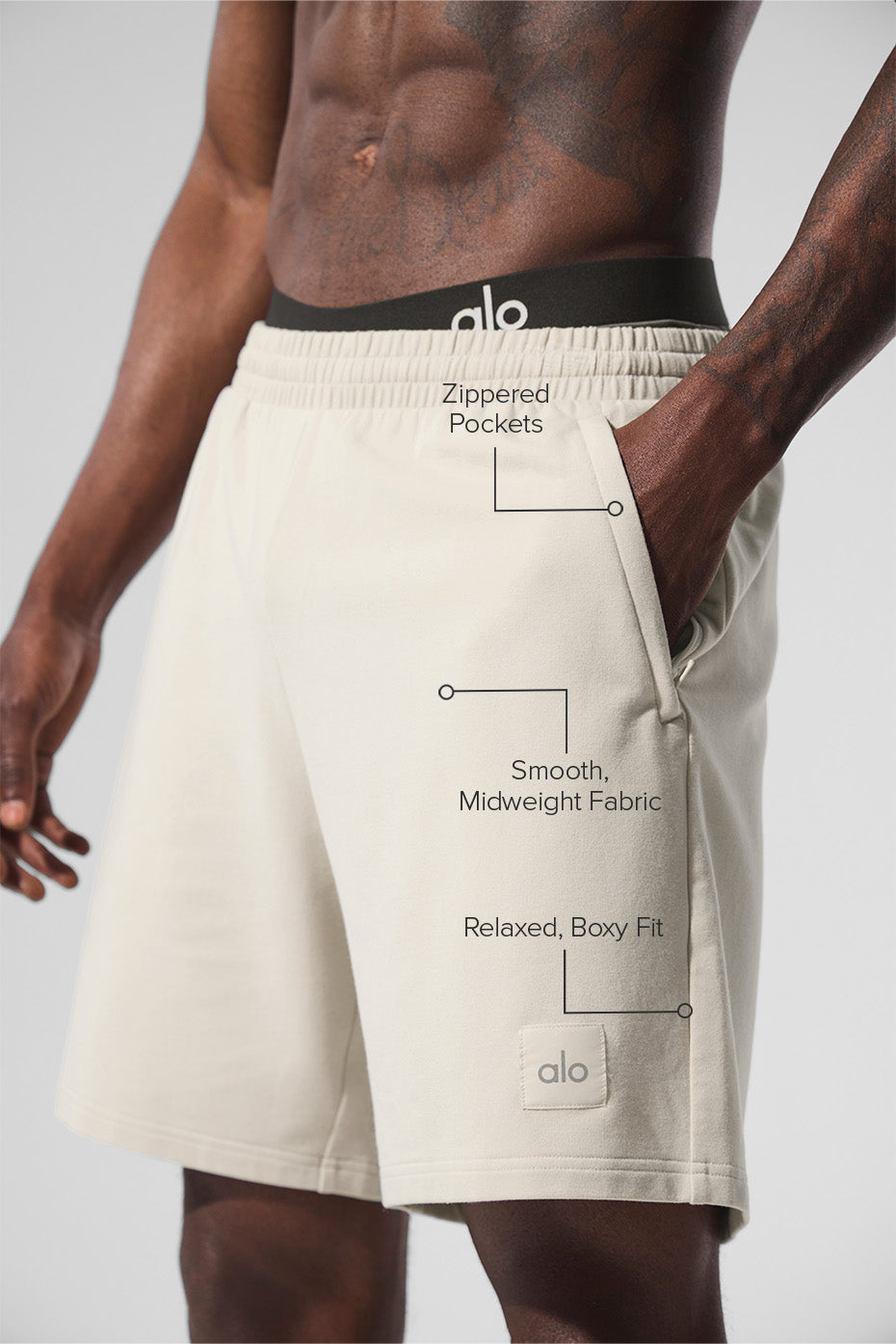 7 Double Take Short - Bone