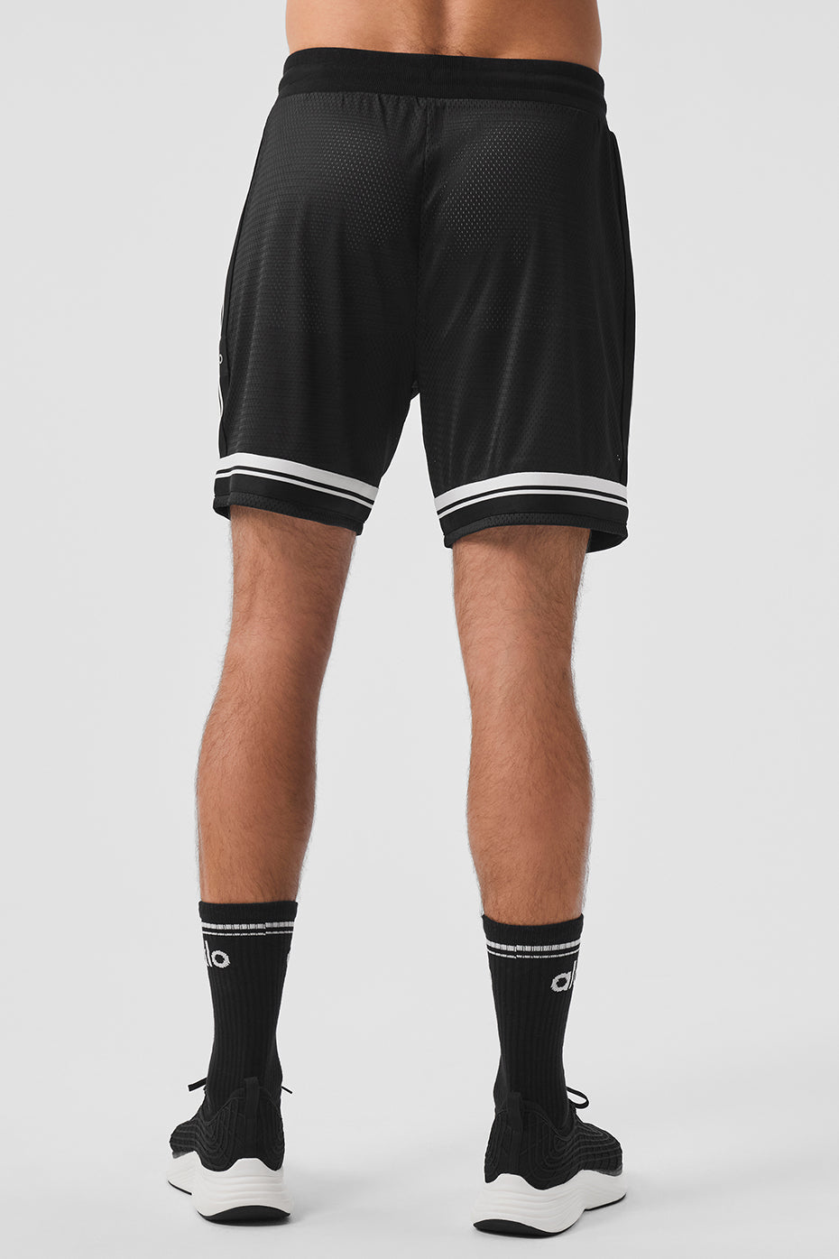 7 Key Mesh Basketball Short - Black