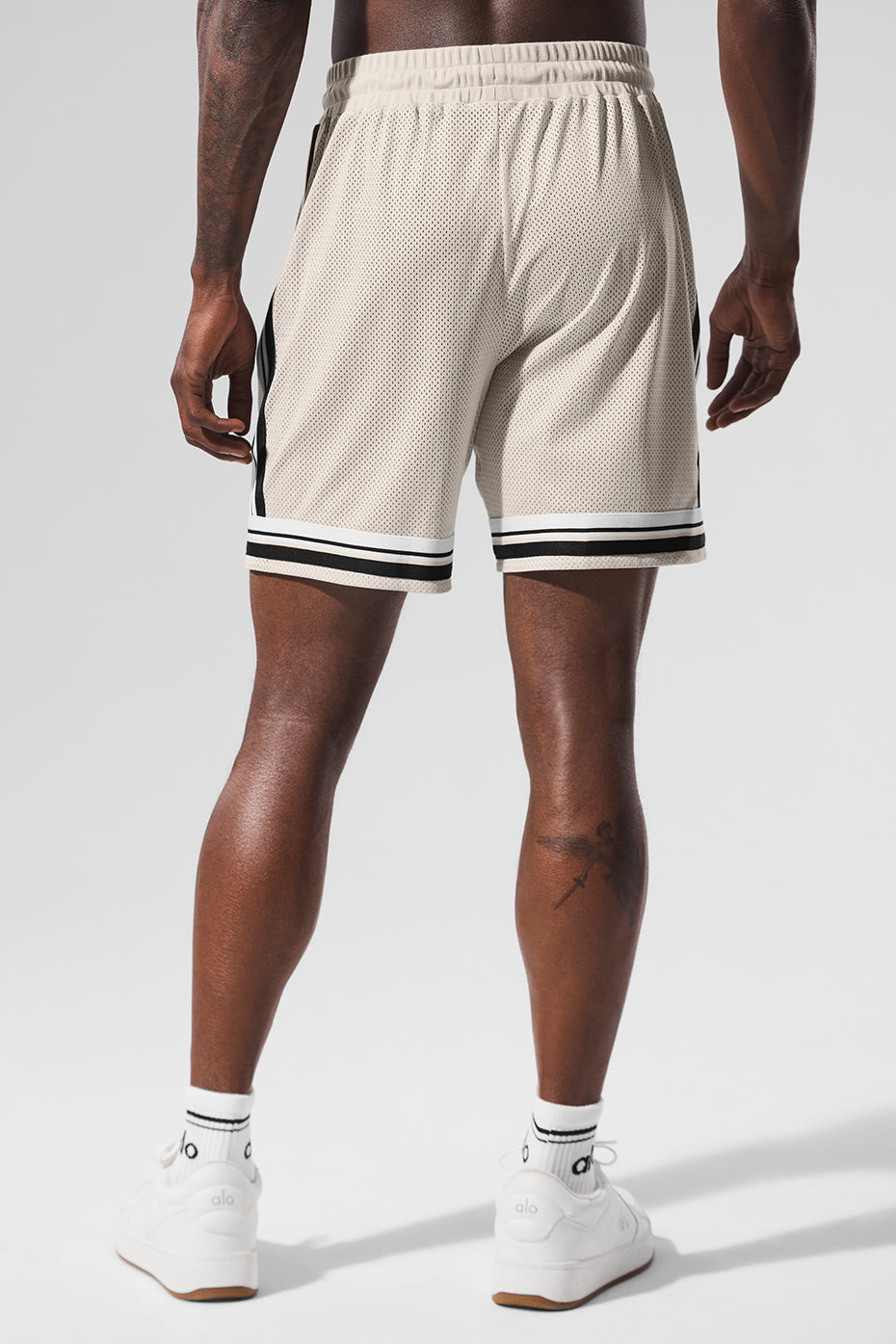 7 Key Mesh Basketball Short - Bone