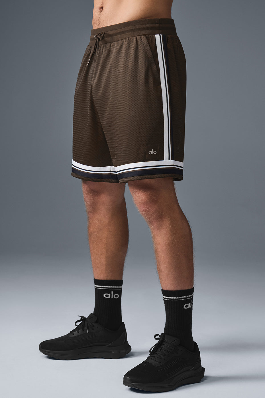 7 Key Mesh Basketball Short - Espresso