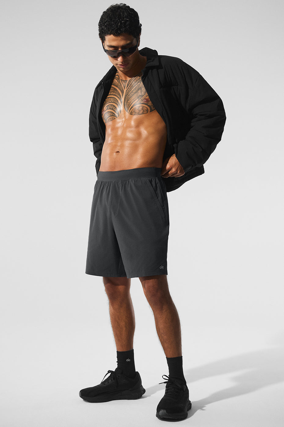 7 Repetition Short - Anthracite