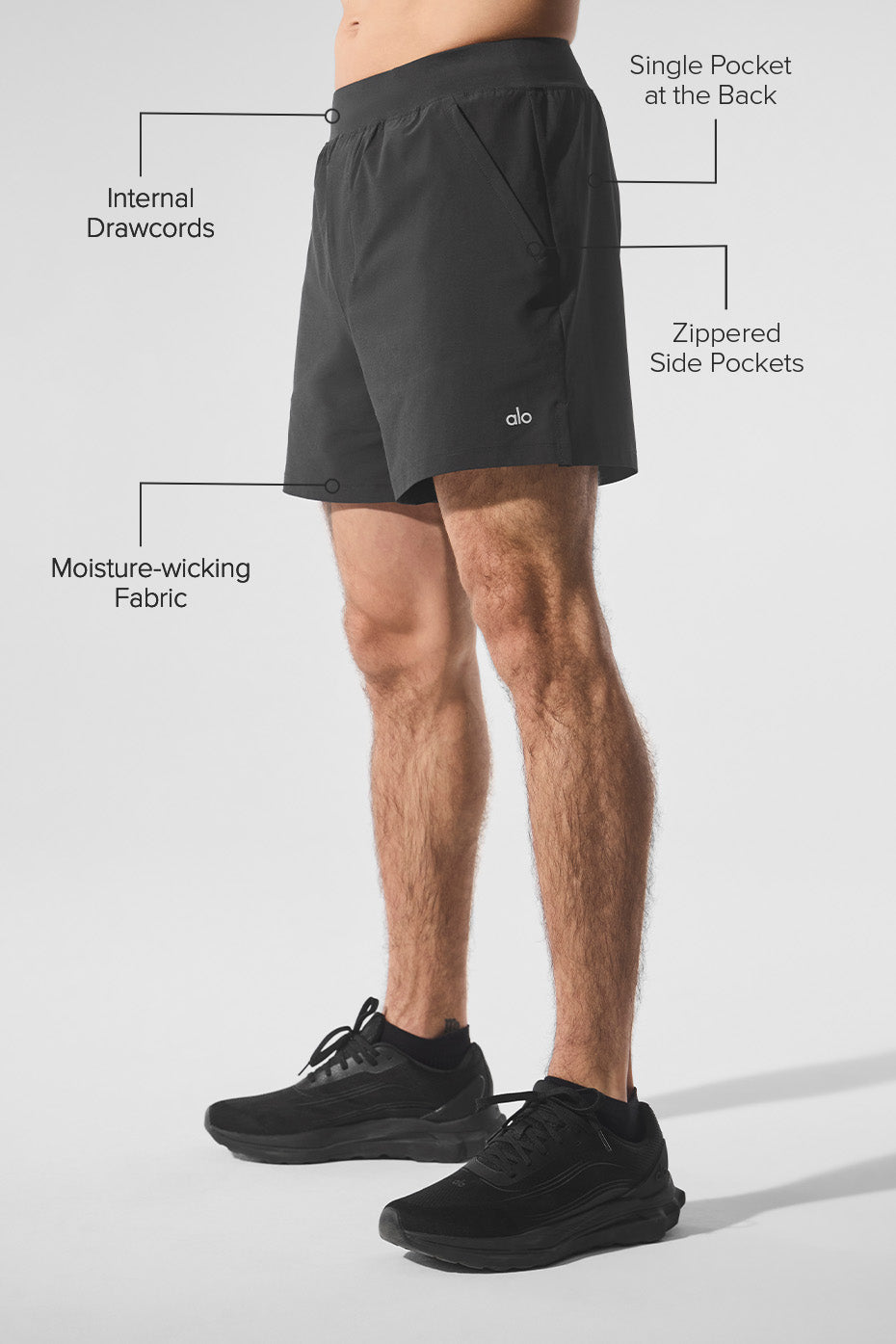 5 Repetition Short - Anthracite