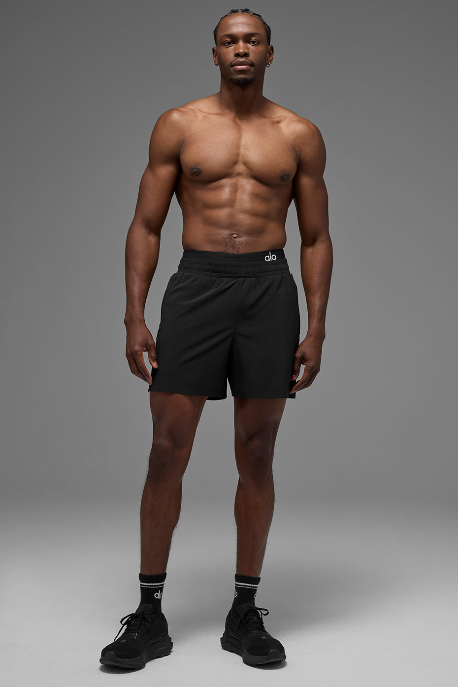 5 Traction Running Short - Black