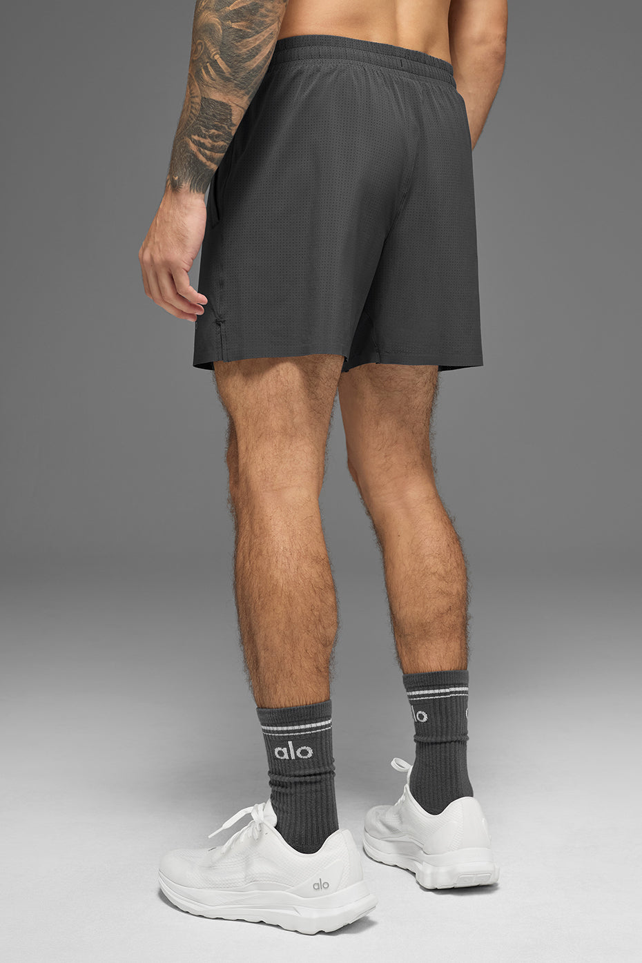 5 Traction Running Short - Anthracite
