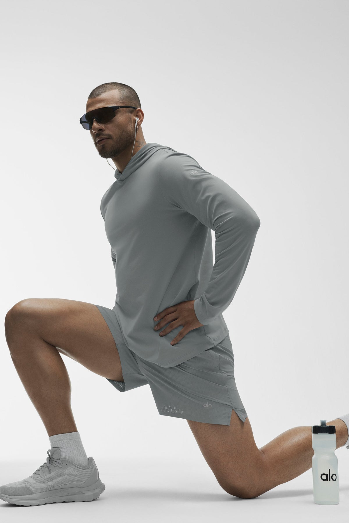 5 Traction Running Short - Monument