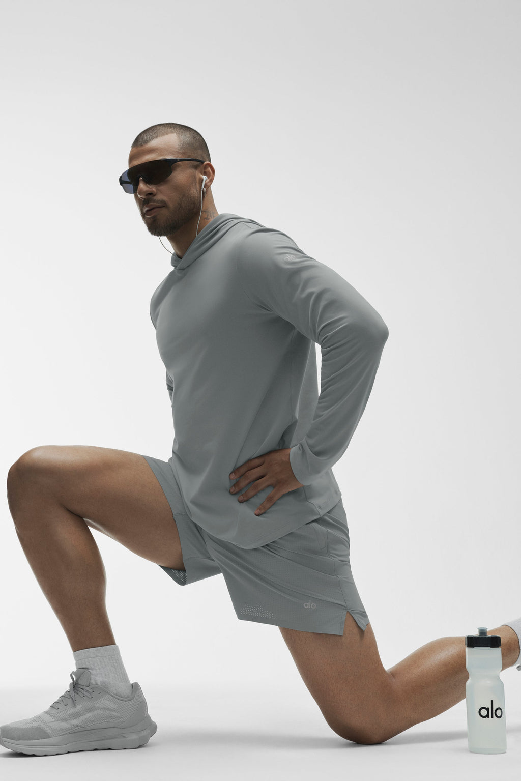 5 Traction Running Short - Monument