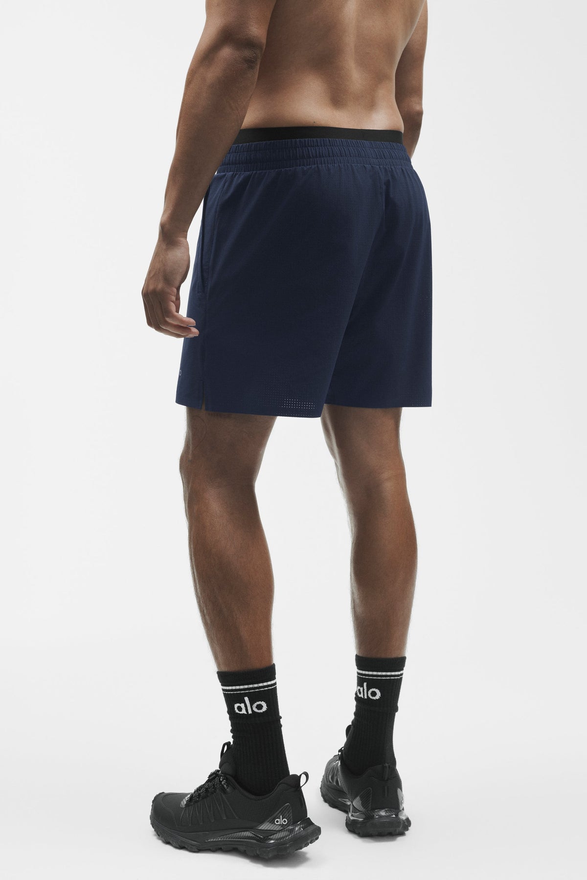 5 Traction Running Short - Navy