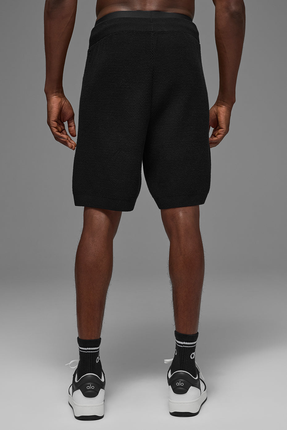 7 Sports Club Sweater Knit Short - Black