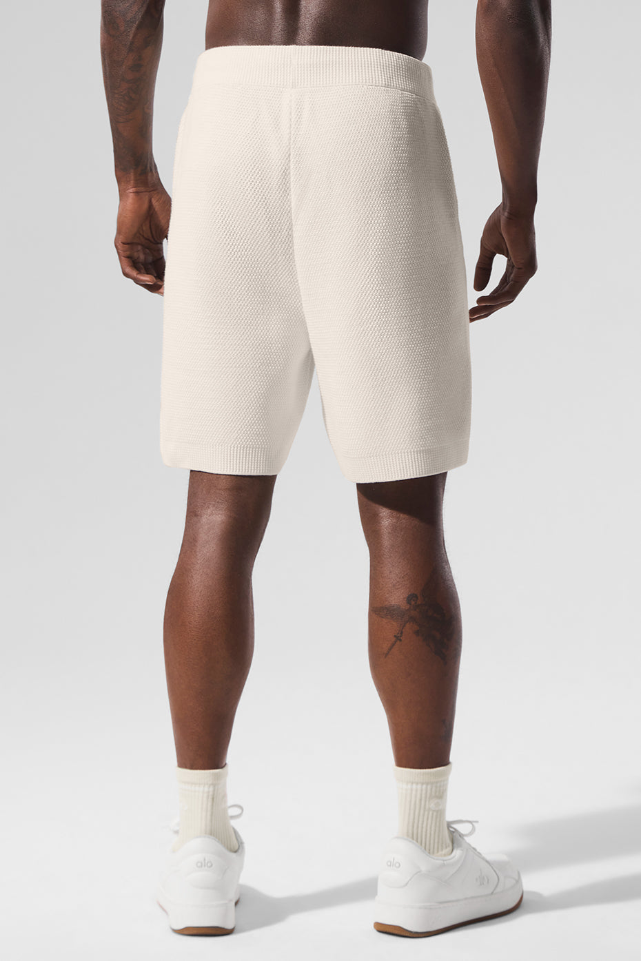 7 Sports Club Sweater Knit Short - Ivory