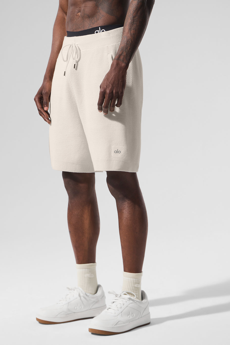 7 Sports Club Sweater Knit Short - Ivory