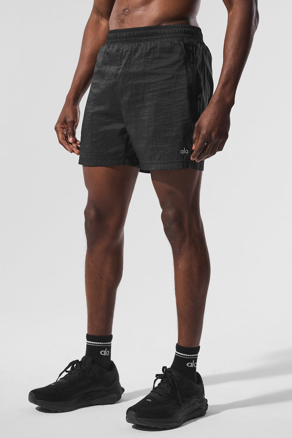 5 Game Time Ripstop 2-In-1 Short - Black/Black
