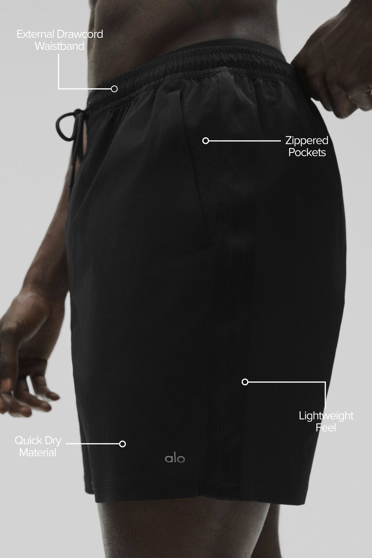 7 High Tide Board Short - Black