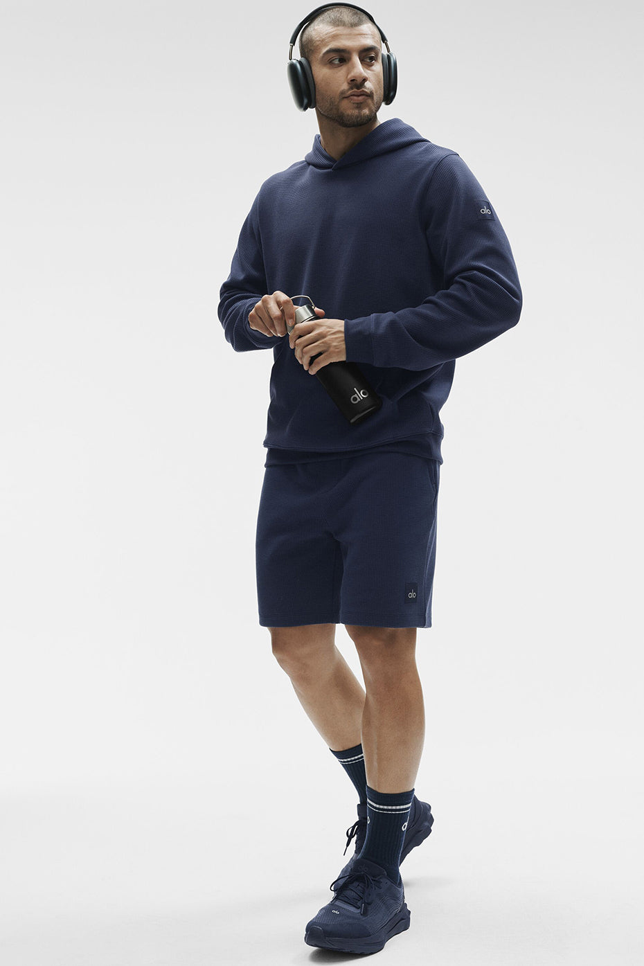 7 Waffle Lounge Short - Navy
