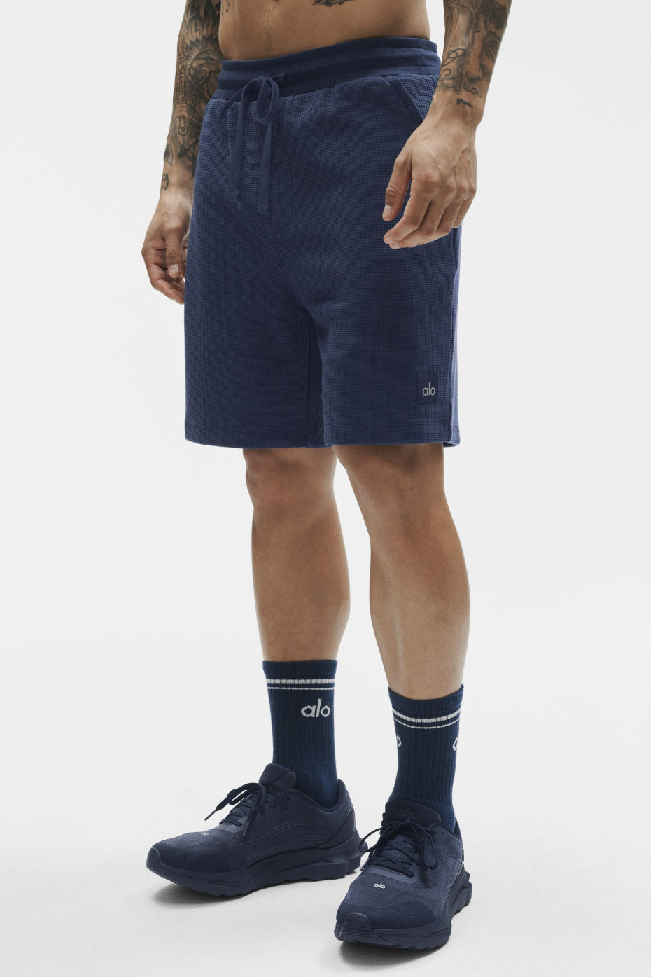 7 Waffle Lounge Short - Navy