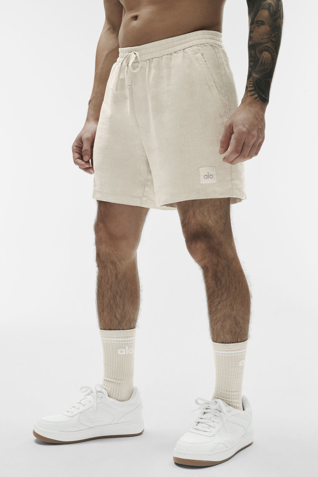 7 Linen Days Short - Bone