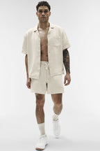 7 Linen Days Short - Bone