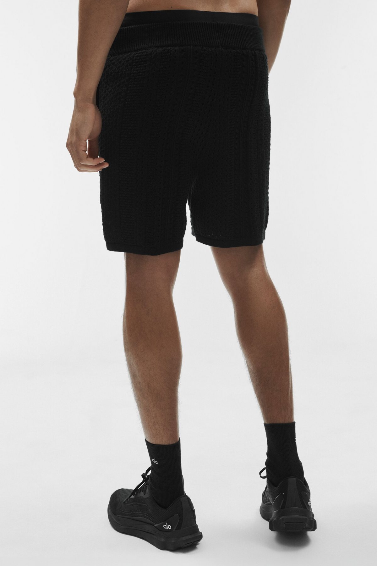 7 Coastline Knit Short - Black
