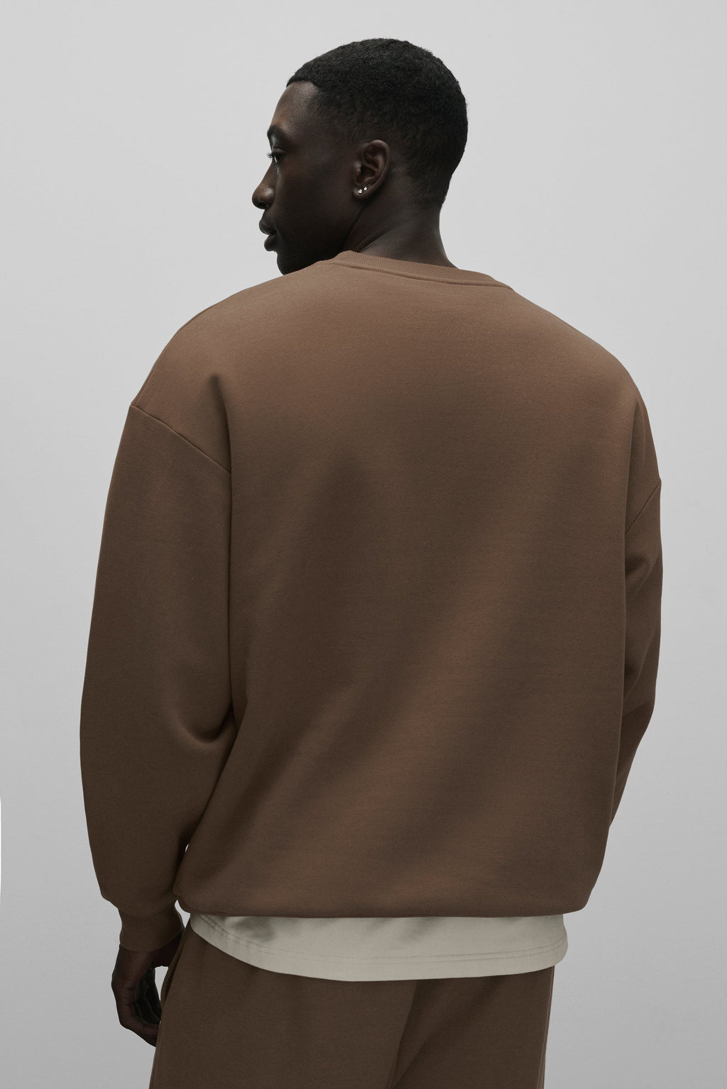 Accolade Crew Neck Pullover - Java Brown