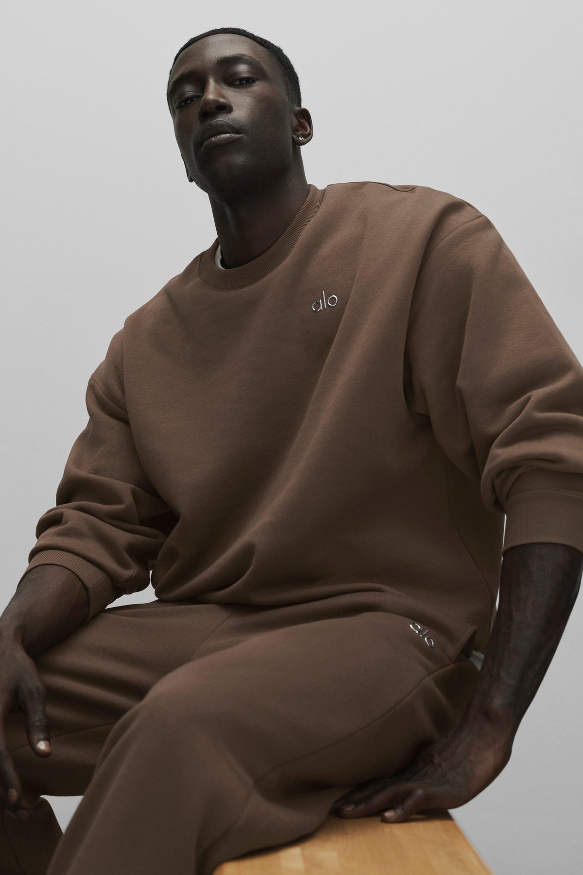 Accolade Crew Neck Pullover - Java Brown